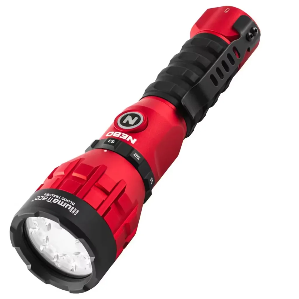 Nebo Illumatrace Blood Tracker Rechargeable Flashlight