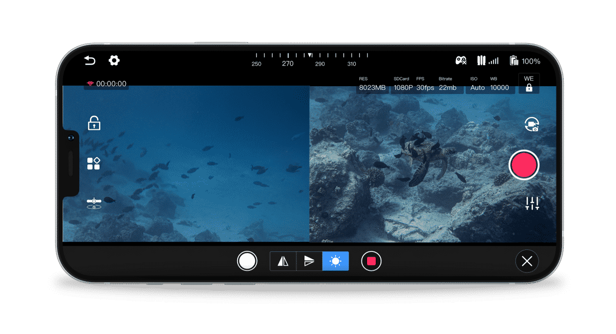Chasing Auxiliary Camera Display