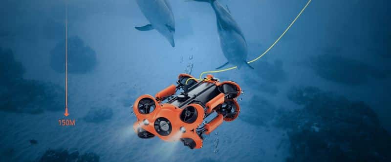 Chasing-M2-Pro - Dive to 150m - Drones Direct