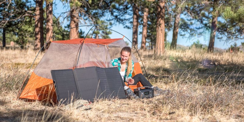 EcoFlow 110W Solar Panel camping