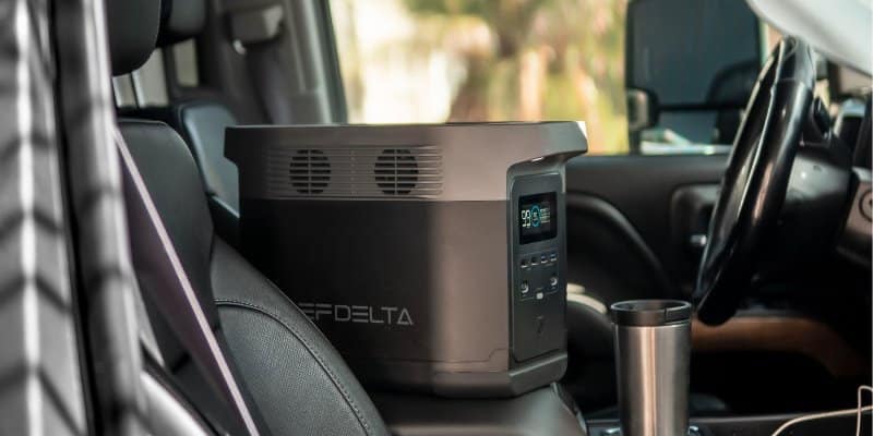 EcoFlow Delta power station - Car charging