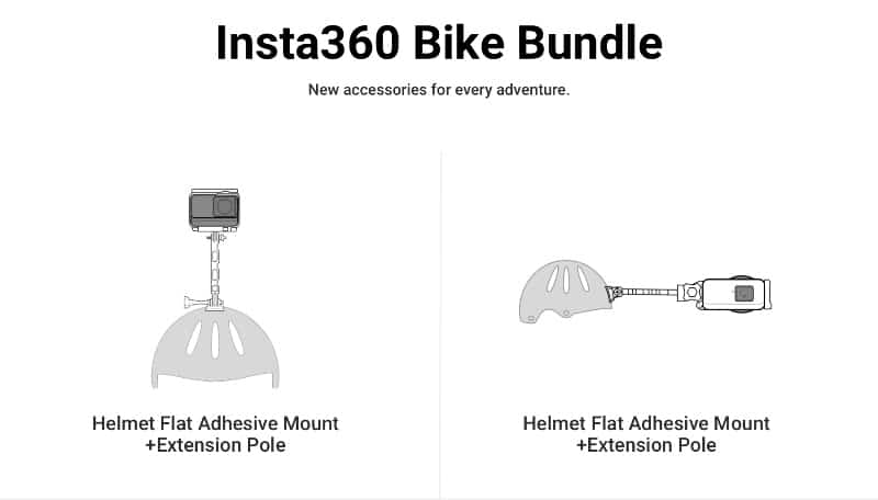 Insta360 Bike Bundle accessories