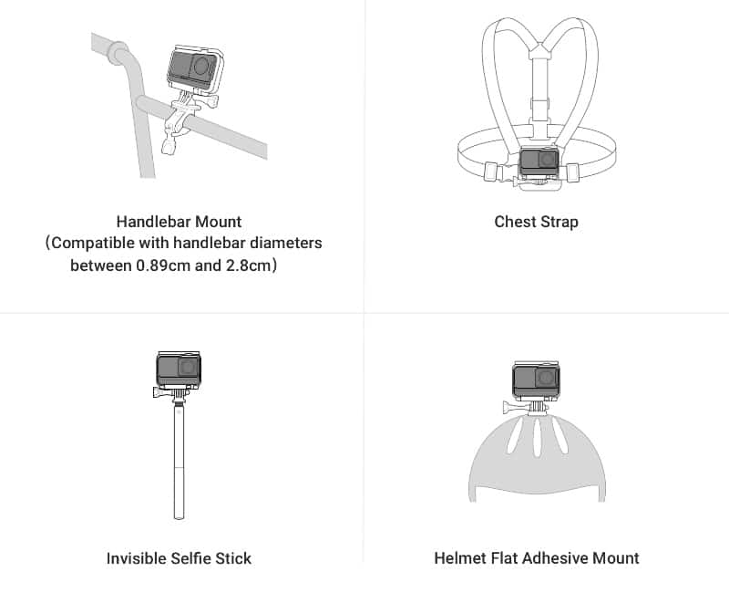 Insta360 Bike Bundle accessories