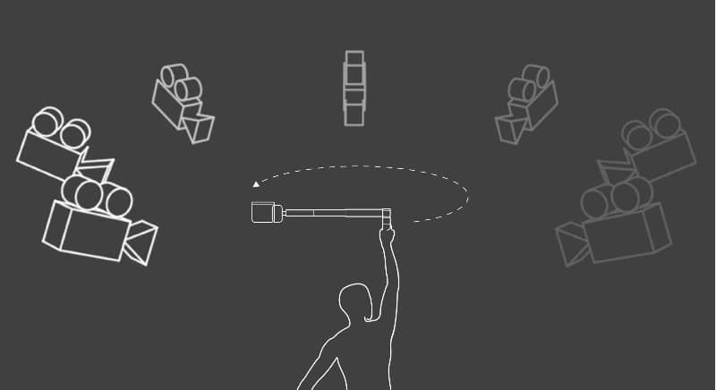 Insta360 Bullet Time Bundle - shooting process