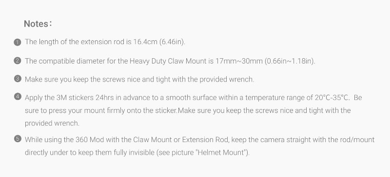 Insta360 Motorcycle Bundle instructions