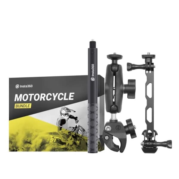 Insta360 Motorcycle Bundle with selfie stick