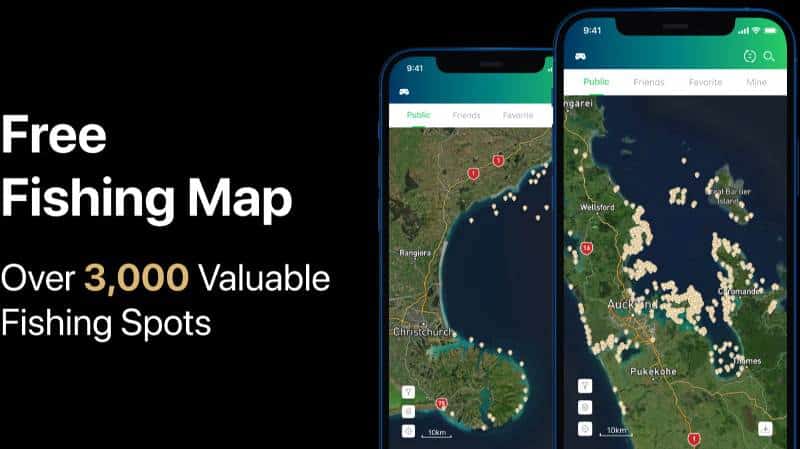 Rippton SharkX free fishing map