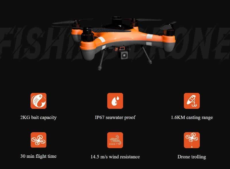 SwellPro Fisherman Drone Info