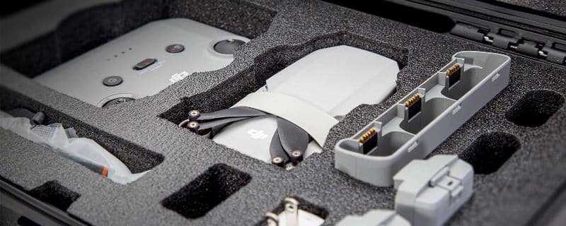 Nanuk 910 DJI Mini 2 fly more case - display