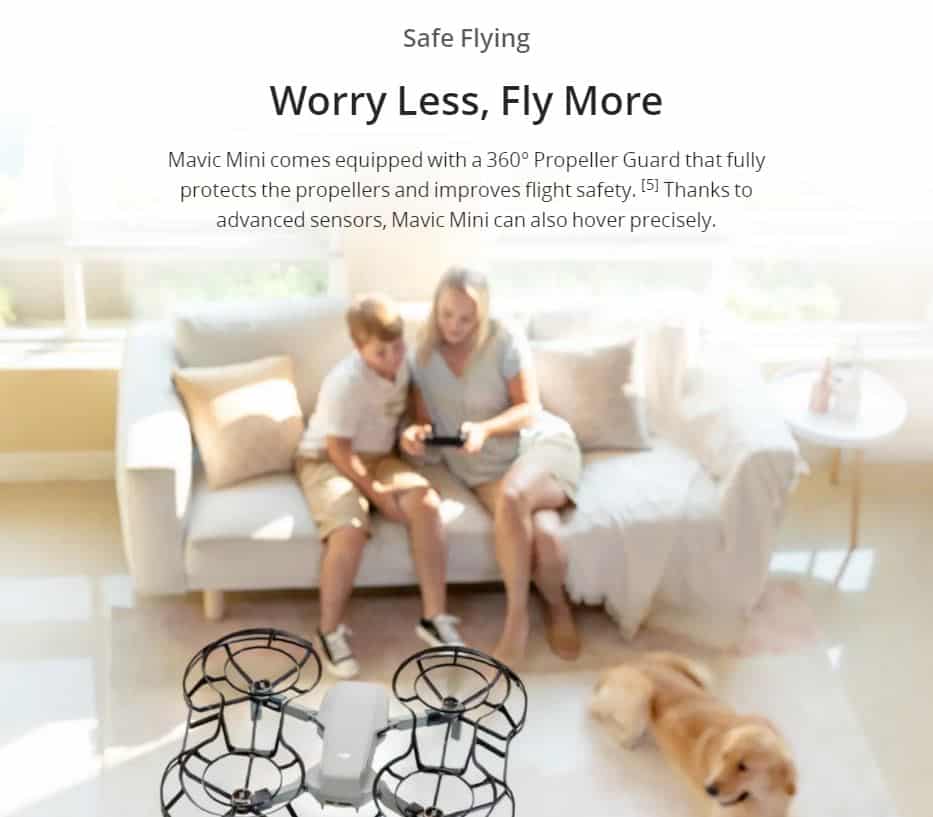 DJI Mavic Mini Safe flying